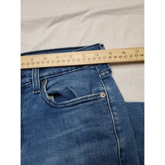 Levis 514 Straight Leg Jeans Men's 30x32 Medium Wash Blue Denim Vintage Stretch - Picture 3 of 10